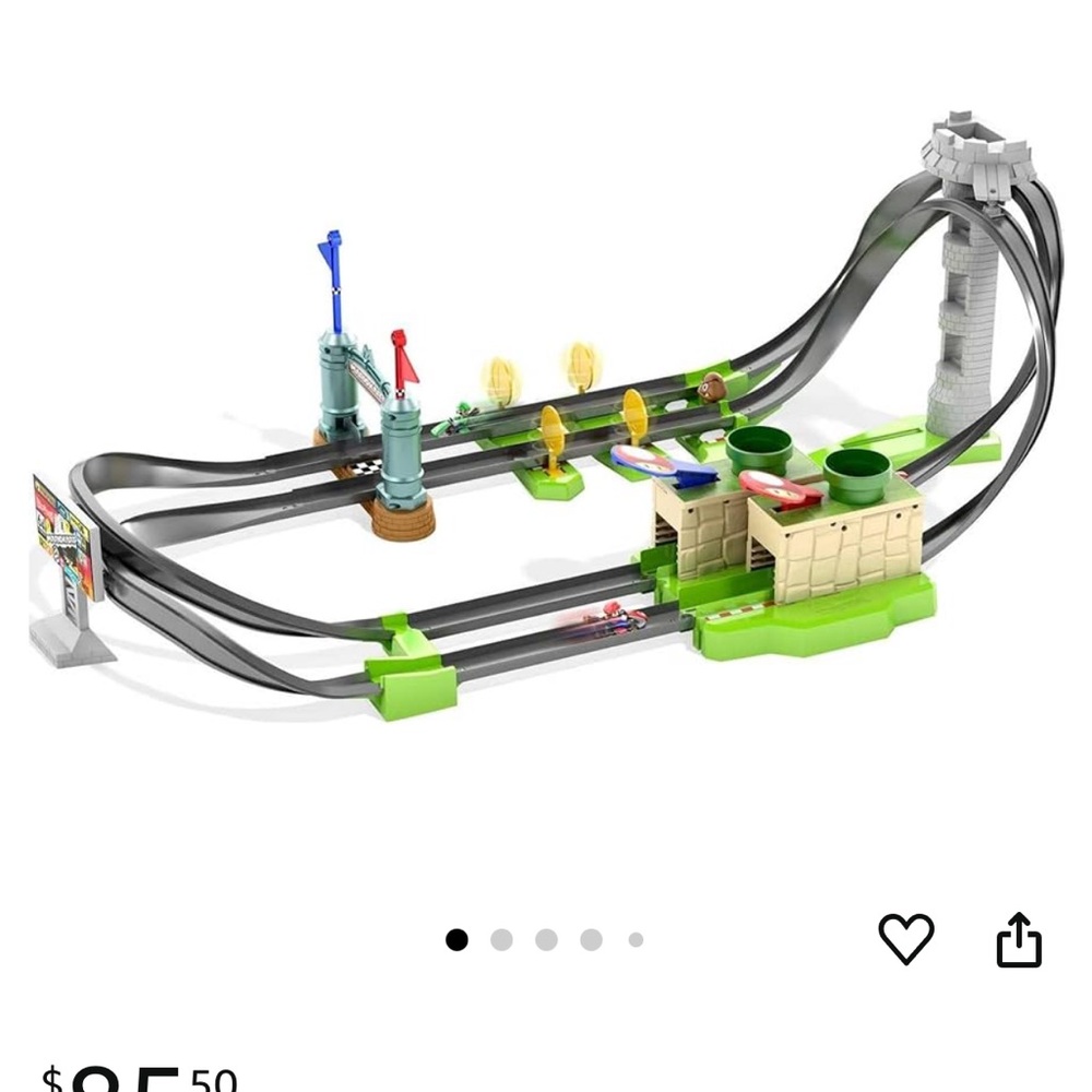 Mario kart Racing Track Set hot wheels